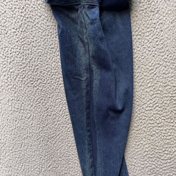 Jeantonics Jeans Womens Size 18 Blue Denim Tapered Skinny Dark Wash - Picture 14 of 15